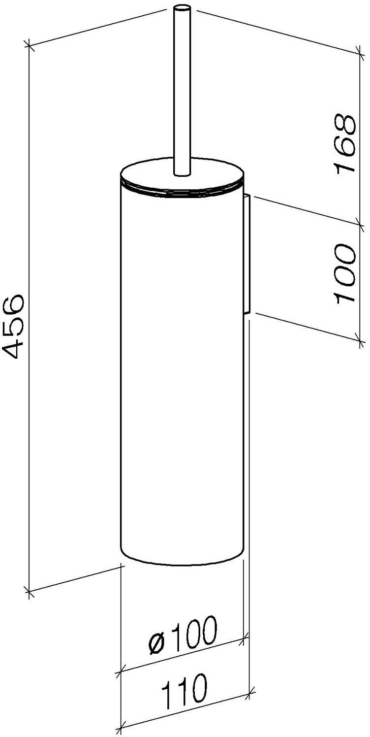 Dornbracht Toiletten-Bürstengarnitur komplett