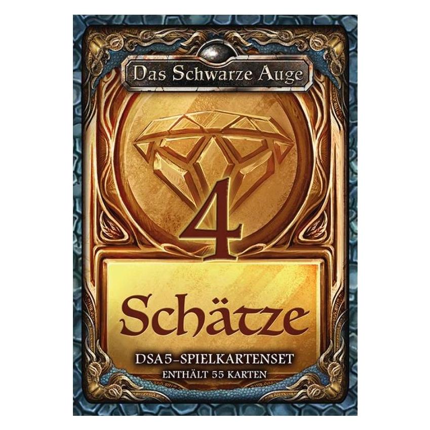 Ulisses Spiele DSA5 Spielkartenset - Schätze & Kostbarkeiten 4, 55 Karten (DE-Ausgabe) (Deutsch, 2 Spieler) (US25743)