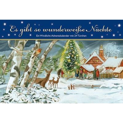Es gibt so wunderweiße Nächte. Ein Windlicht-Adventskalender mit 24 Türchen