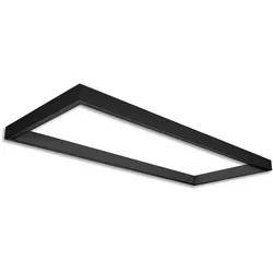 ISOLED NV-Leuchtenrahmen TRACK48 H50, innen 50 x119.2cm, unbestückte Schiene, ohne IR-Panel / Akustik-Absorber, schwarz ISO-116880