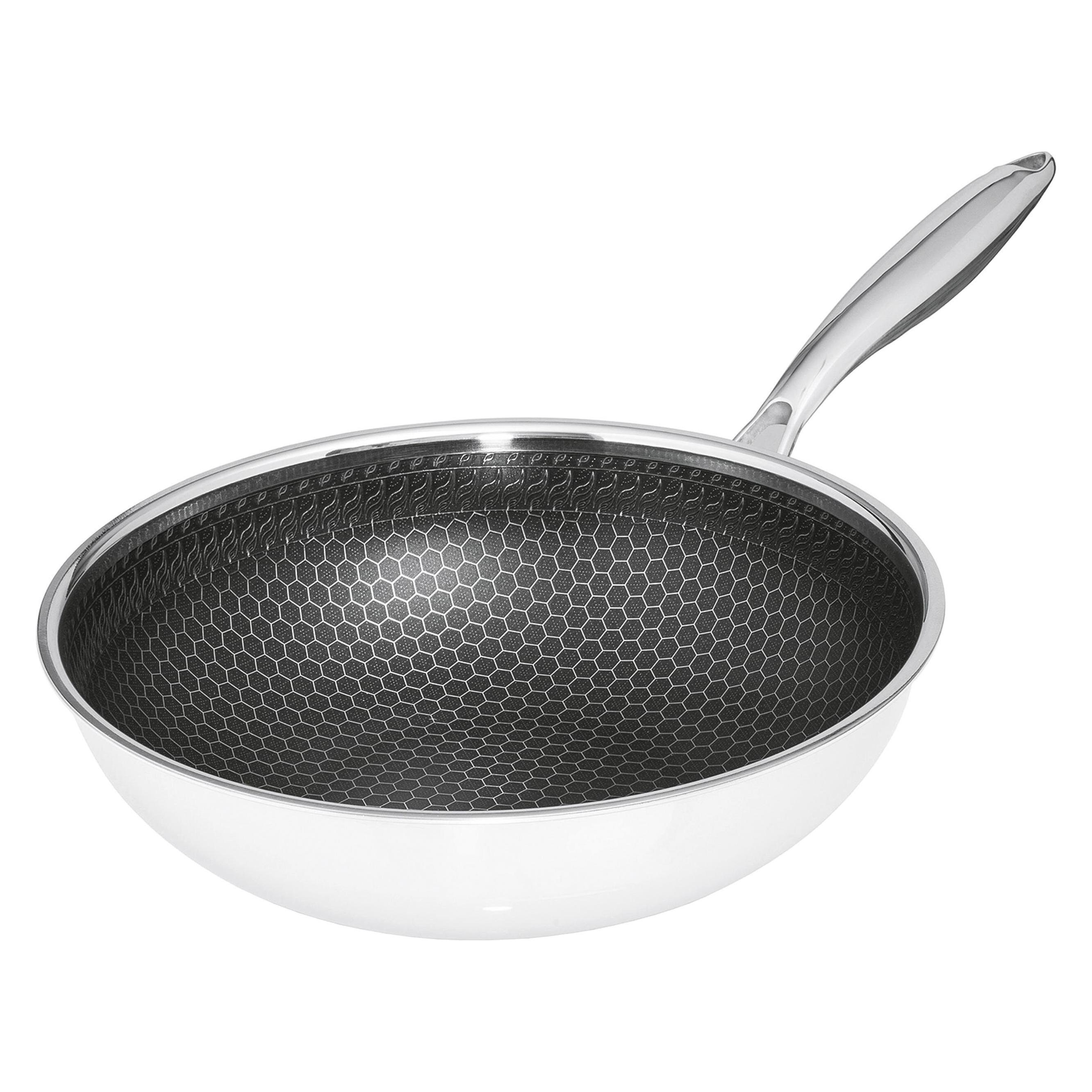 Just Vegan HSN Wok (Bratpfanne, Edelstahl, 28 x 10 cm) (JUST VEGAN)