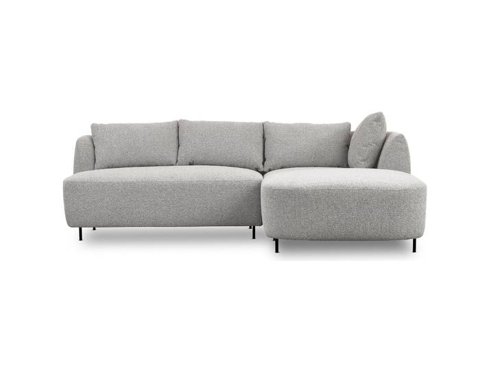 Modulares Ecksofa Lanomi L-förmig, rechtsseitig, hellgrauer