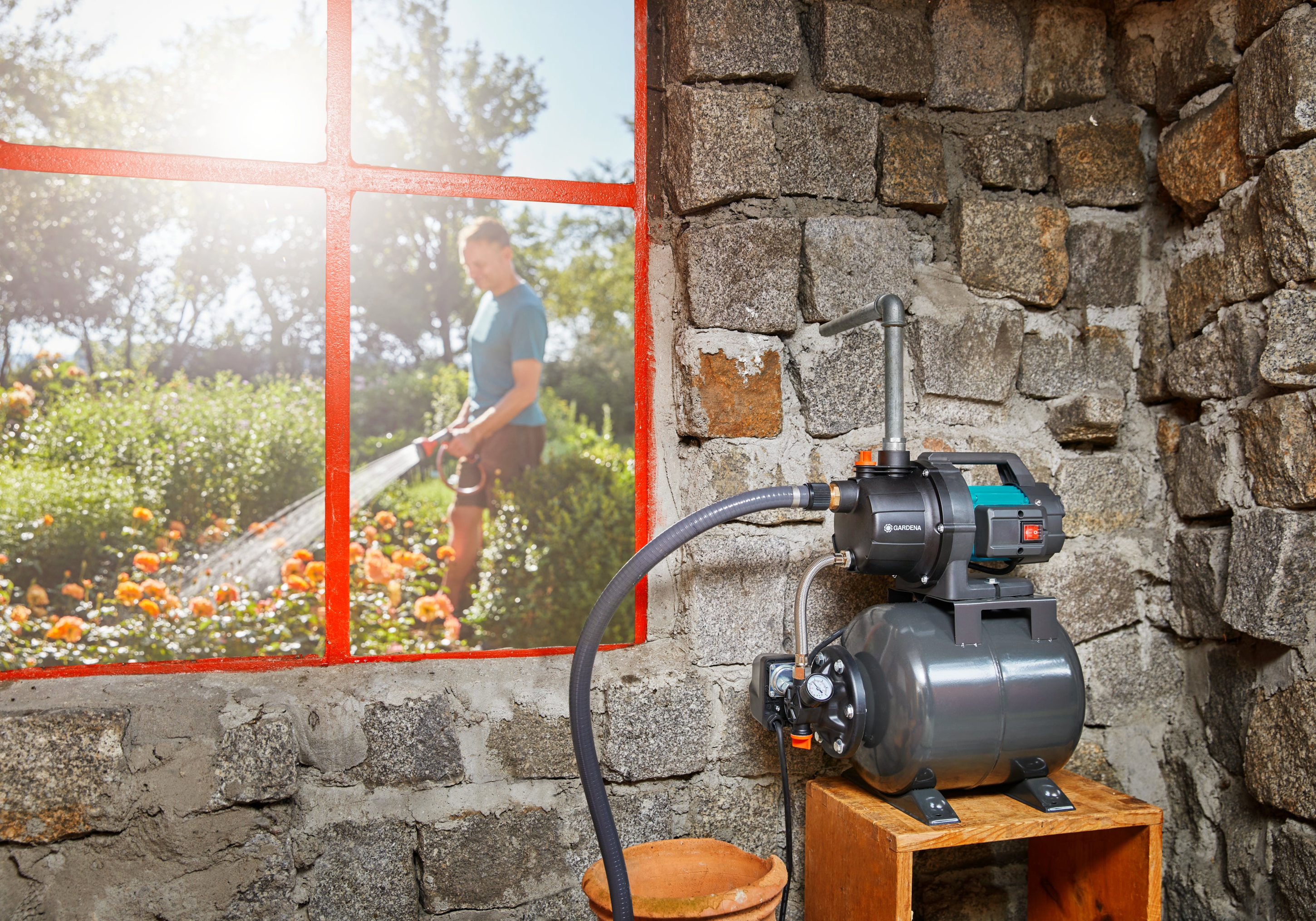Gardena Hauswasserwerk »3700/4«, nachhaltige Wasserversorgung