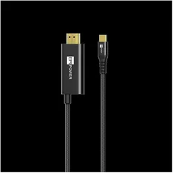 ER Case Cable Displayporter (2 m), Videokabel, Schwarz