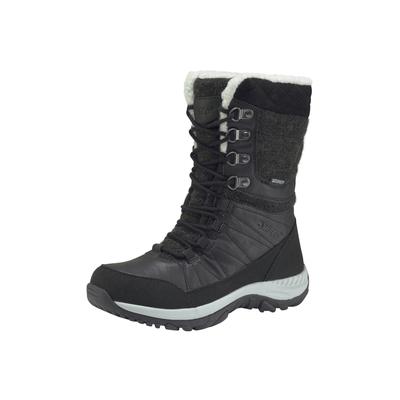Outdoorwinterstiefel HI-TEC "Riva Waterproof", Damen, Gr. 38, schwarz, Synthetik, Textil, Schuhe Outdoorwinterstiefel, Winterstiefel, Snowboots, Winterschuhe, wasserdicht & gefüttert