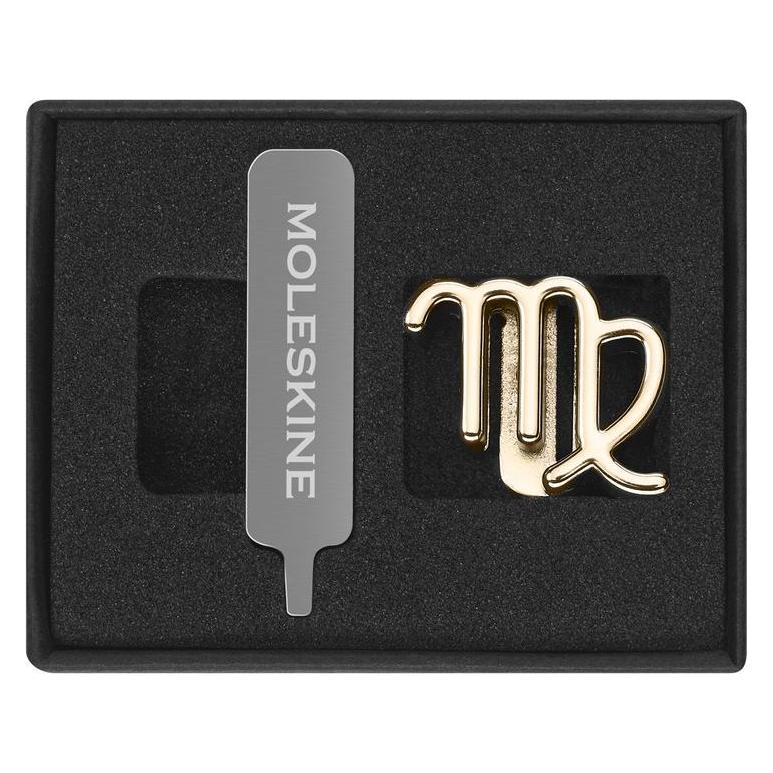 Moleskine Pins Virgo Gold (Kein Einband) (In Catalogue NOOS)