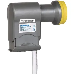 Humax LNB 106 Gold Quattro (Quattro LNB, 40mm), LNB, Schwarz, Gelb