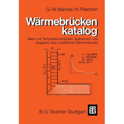 Wärmebrückenkatalog, Taschenbuch von Georg-Wilhelm Mainka,Heinrich Paschen, Vieweg & Teubner, 978-3-519-05003-2