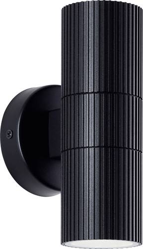 Brilliant Außenwandleuchte 40921/06 LED-Außenwandleuchte LED GU10 10 W Schwarz