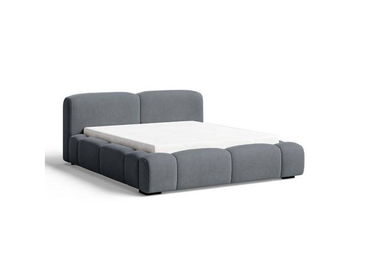 Graingold Polsterbett Aubi 160x200 Dunkelgrau, 160x200 cm, Schlafzimmer, Betten, Polsterbetten