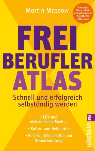 Martin Massow - Freiberufler-Atlas: Schnell und erfolgreich selbständig werden - Preis vom 09.10.2026 07:28:09 h