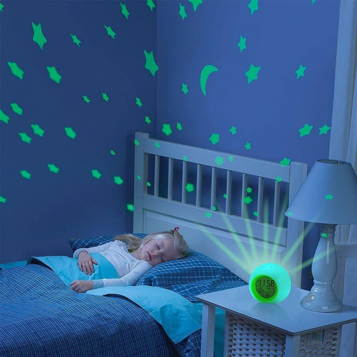 DYVNS® Wekker met Licht - Digitale Wekker en Nachtlampje voor Kinderen