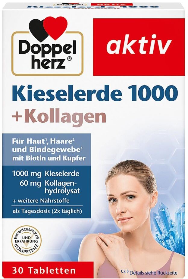 Doppelherz aktiv Kieselerde 1000 + Kollagen 30stk