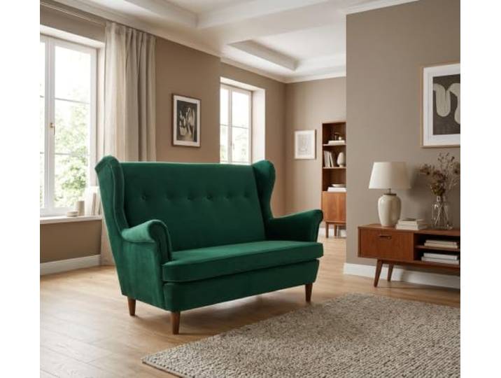 Family Meble Zweisitzer-Ohrensofa Ari Monolit – Aura Royal 25