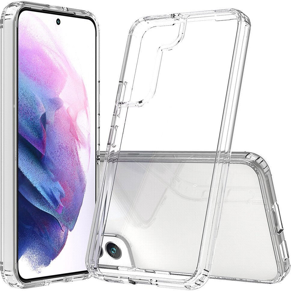 INCOVER Samsung Galaxy S22 Acrylic Bumper Bagside Cover - Gennemsigtig