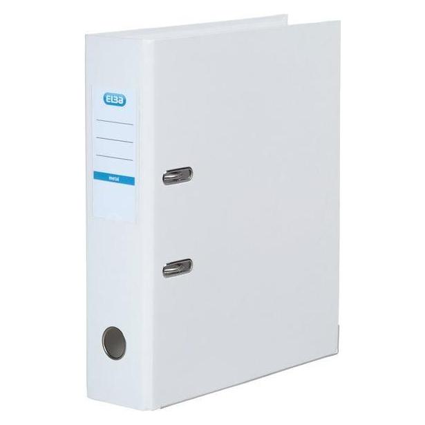 Elba Metal Brevordner Hvid A4 8 cm (100400525)