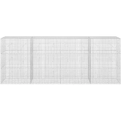 vidaXL, Steinkorb, Gabion mit 5 mm Draht und 5x5 cm Maschen 400x30x150 cm