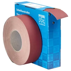 PFERD TOOLS Korund Schleifbandrolle Gewebe SBR Breite 50mm für universelle Anwendung - 45016240