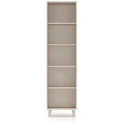 BÜCHERREGAL Alycia Beige - Holzeffekt