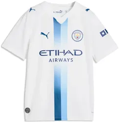 Manchester City Kinderfußballshirt Third Jersey Replica 26/27 - weiß / 176