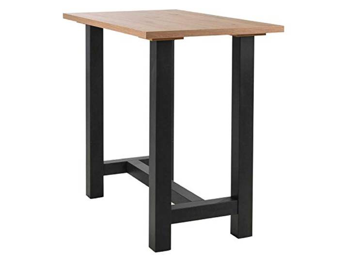 Nicht Zutreffend Bartisch Stehtisch Tresentisch Dekor Asteiche Schwarzstahl 120x70 cm