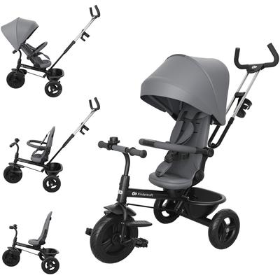Dreirad KINDERKRAFT "ASTON 2", grau, Dreiräder, Kinder, mitwachsend