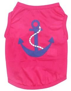 Uplifted Finds Summer Breathable Pet Vest Pajamas rose Anchor s