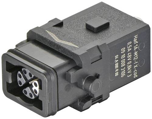 HARTING Steckverbinder Han 1A-M12-f X-coded 09100083106 1St.