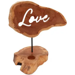 Candle Holder Sign - Love