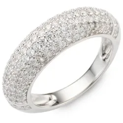 DIAMONIQUE® Ring = 1,40ct Brillantschliff Silber rhodiniert