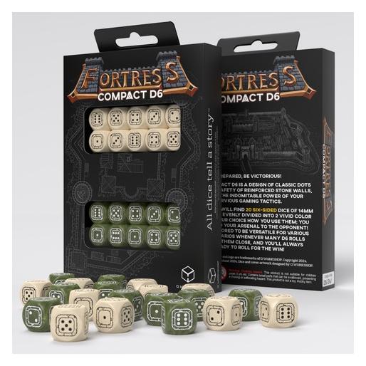 Q Workshop Fortress Compact D6: Beige&Olive (QWSSTCB01)