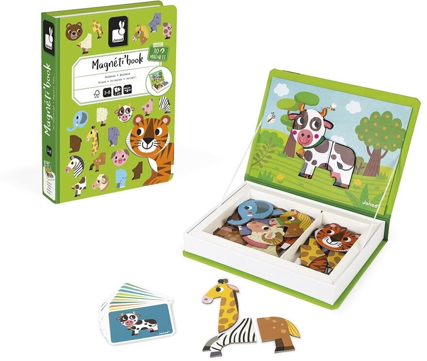 Lernspielzeug JANOD "Magnet", Kinder, grün, Lernspielzeug Lernspielzeug grün Einheitsgröße
