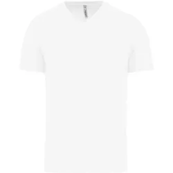Kariban ProAct Herren V-Ausschnitt Sport T-Shirt PA476 white S