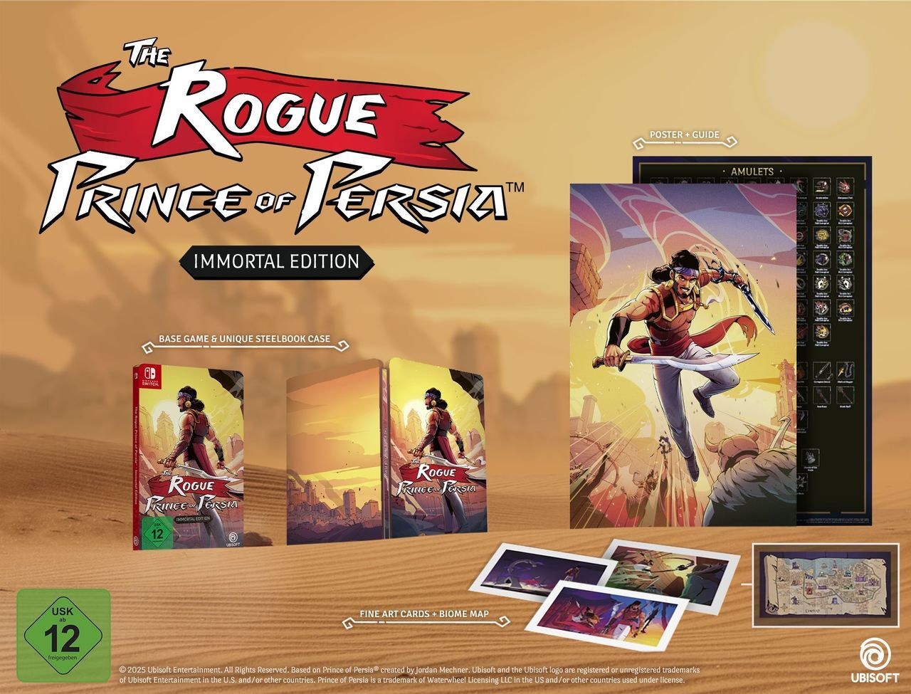 UBISOFT Spielesoftware "The Rogue Prince of Persia - Immortal Edition", weiß, neutral, Nintendo Switch, Spielesoftware, Spielesoftware
