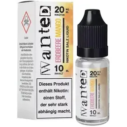 Wanted Erdbeere Mango NicSalt Liquid 10ml / 10mg