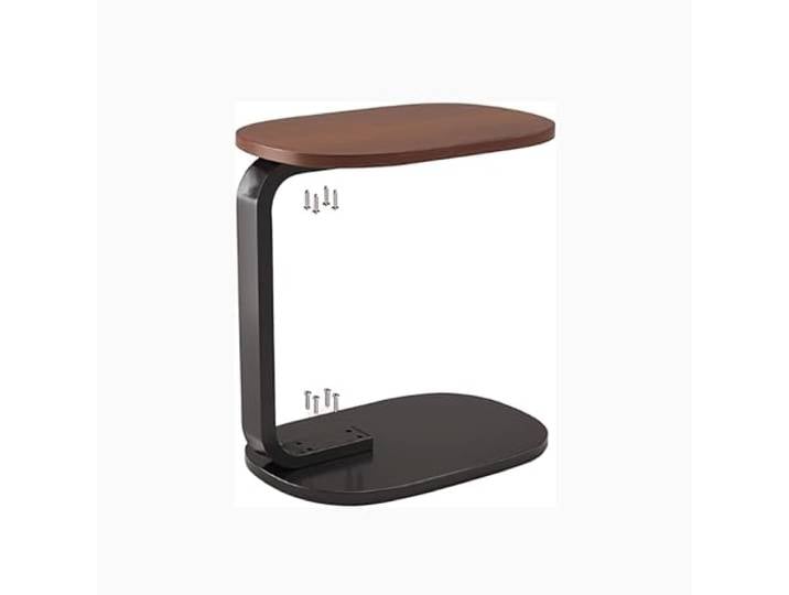 JIiopCFegh Beistelltisch, Moderner, ausziehbarer Beistelltisch for Sofa und Bett(Brown)