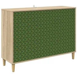 vidaXL Sideboard GELEEN Sonoma 102 x 33 x 75 cm Holzwerkstoff