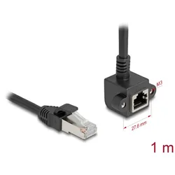 DELOCK Netzwerk Verlängerungsk. RJ45 St > RJ45 Bu gew. 1m