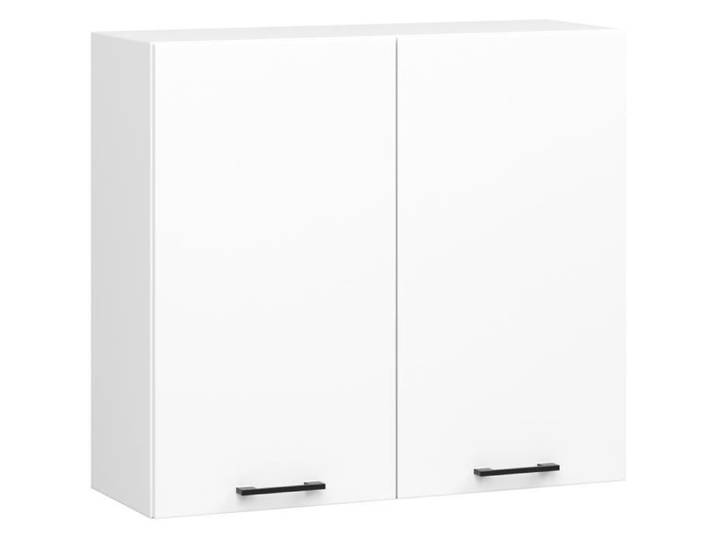 Meuble de cuisine haut AKORD W80 H720 Blanche 2 portes 2 étagères 72x80x30 cm