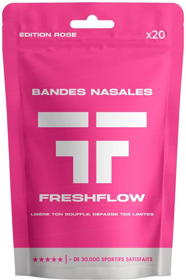 Fresh Flow  - Adhésifs x20 pcs Pink - Bandelettes Nasales