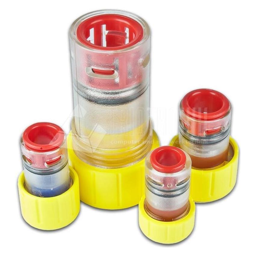 Lightwin Endkappe mit Kabeldurchführung, Gas-Stop-Einzelzugabdichtung, 12mm, 3-6mm FTTx (DC 12MM OUT 3-6MM)