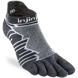 Injinji Unisex Ultra Run No Show Wool schwarz
