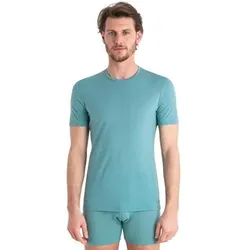 ICEBREAKER Herren Unterhemden ku.Arm He/Uni Anatomica SS Crewe, Größe XL in Blau Blau