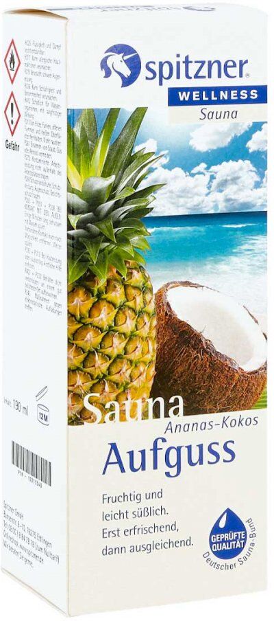 Spitzner Saunaaufguss Ananas-kokos Wellness