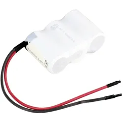 Akkupack für Notleuchten 3,6V 2500mAh Ni-Cd F1×3