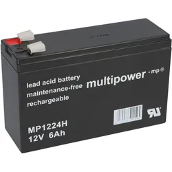 Multipower MP1224H AGM Hochstromakku 12V 6Ah – M6