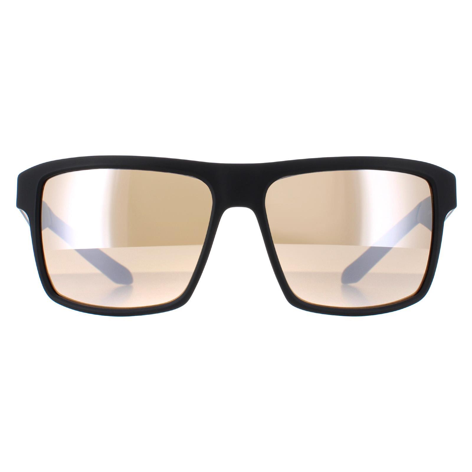 Dragon Square Mens Matte Black Lumlens Silver Ionized Space