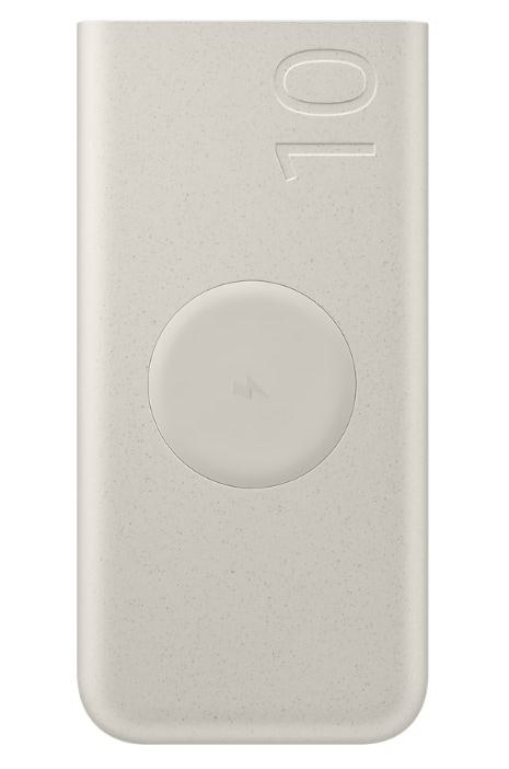 Samsung Induktive Powerbank 10.000 mAh 25 Watt, Beige EB-U2510XUEGEU