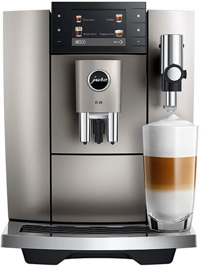 Jura E8 Midnight Silver Coffee Machine