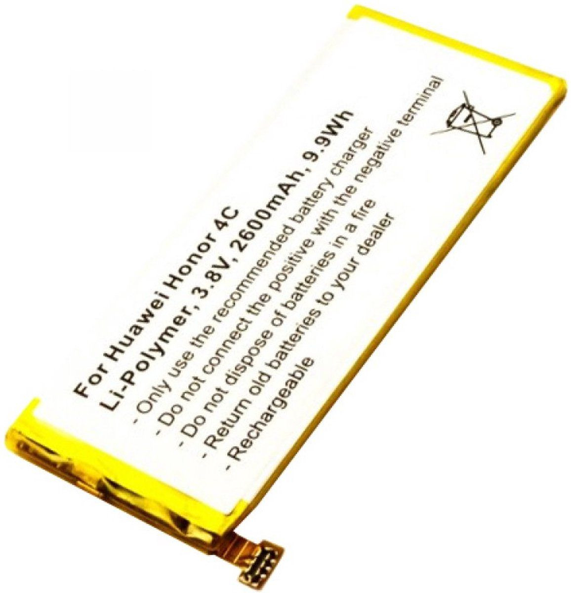 AccuCell Batterij voor Huawei Honor 4C - HB444199EBC